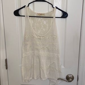Lace tank top
